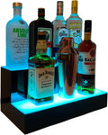 2 Step Multicolor LED Liquor Bottle Display Shelf 16 inch M505961