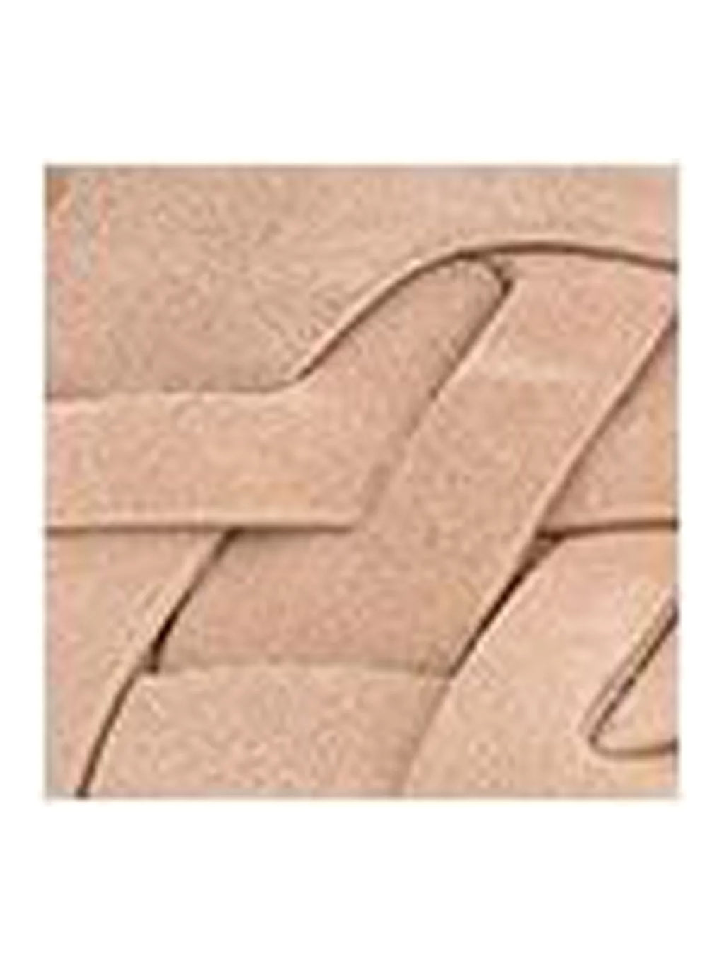 Light Natural Beige Leather Espadrille Shoes Q321339