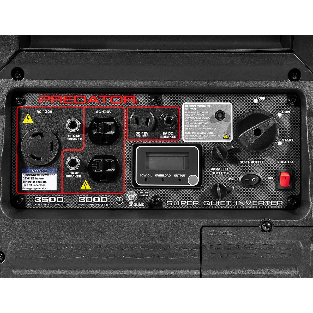3500 Watt Inverter Generator X4288