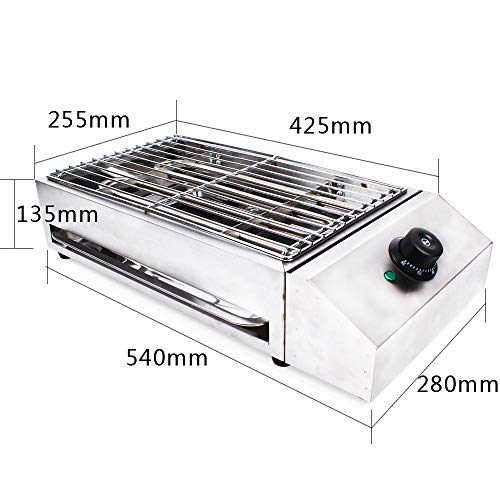 Electric Smokeless Indoor Barbecue Grill X48830