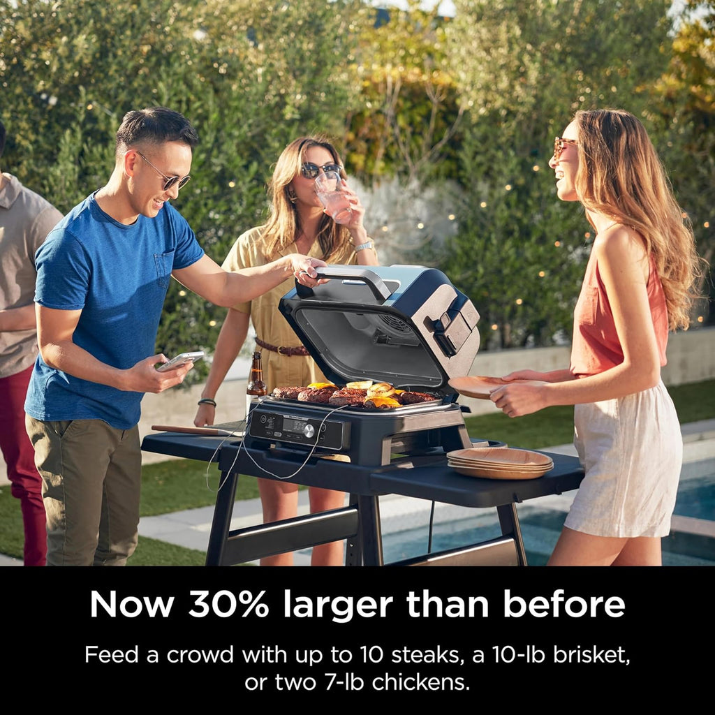 Black Outdoor Grill & Smoker V9380
