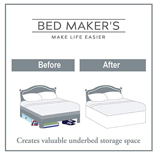 White King 14 Inch Drop Length Microfiber Bed Skirt Y832