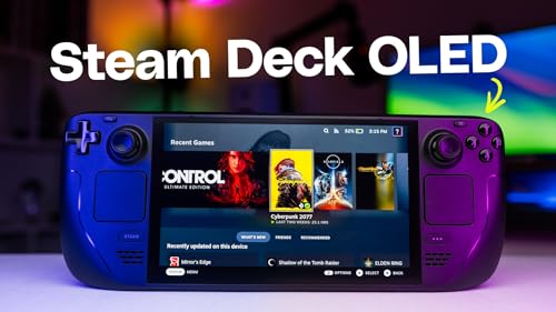 2TB Steam Deck OLED Handheld Gaming Console with Carrying Case M6157