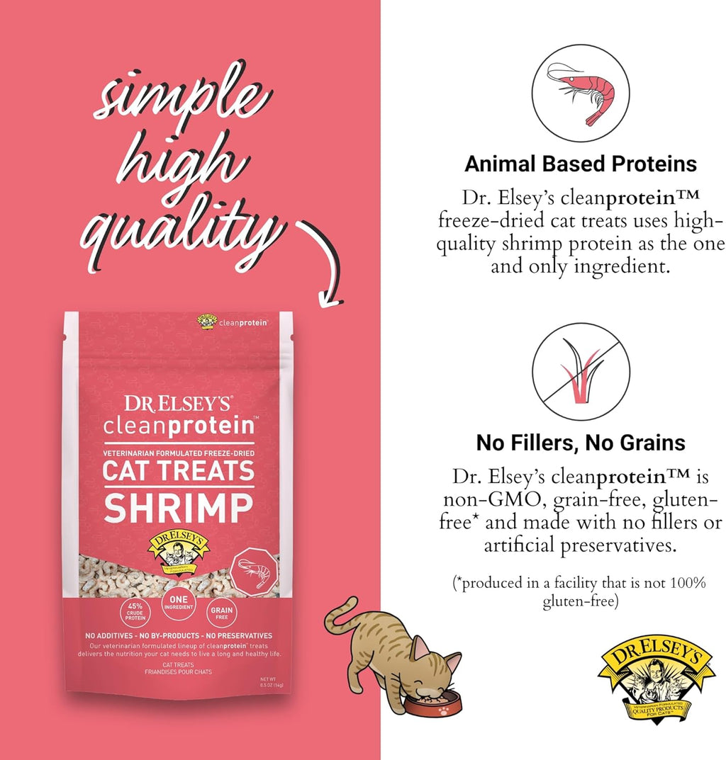 Freeze-Dried Shrimp Cat Treats 0.5 oz. T51492