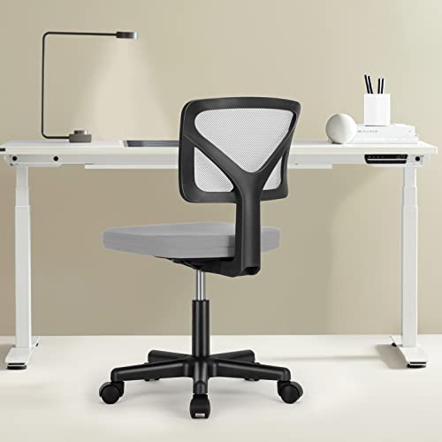 Black Mesh Desk Chair with Wheels J1112