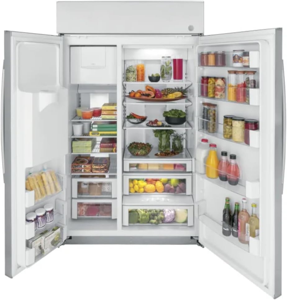 48" Smart Built-In Side-by-Side Refrigerator with Dispenser F54648