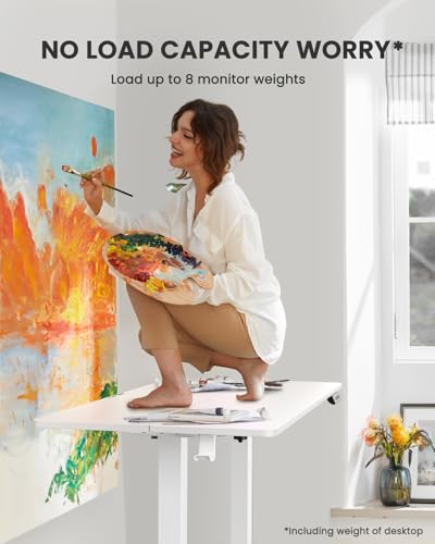 48 x 24 Inches Height Adjustable Electric Standing Desk with Memory F174