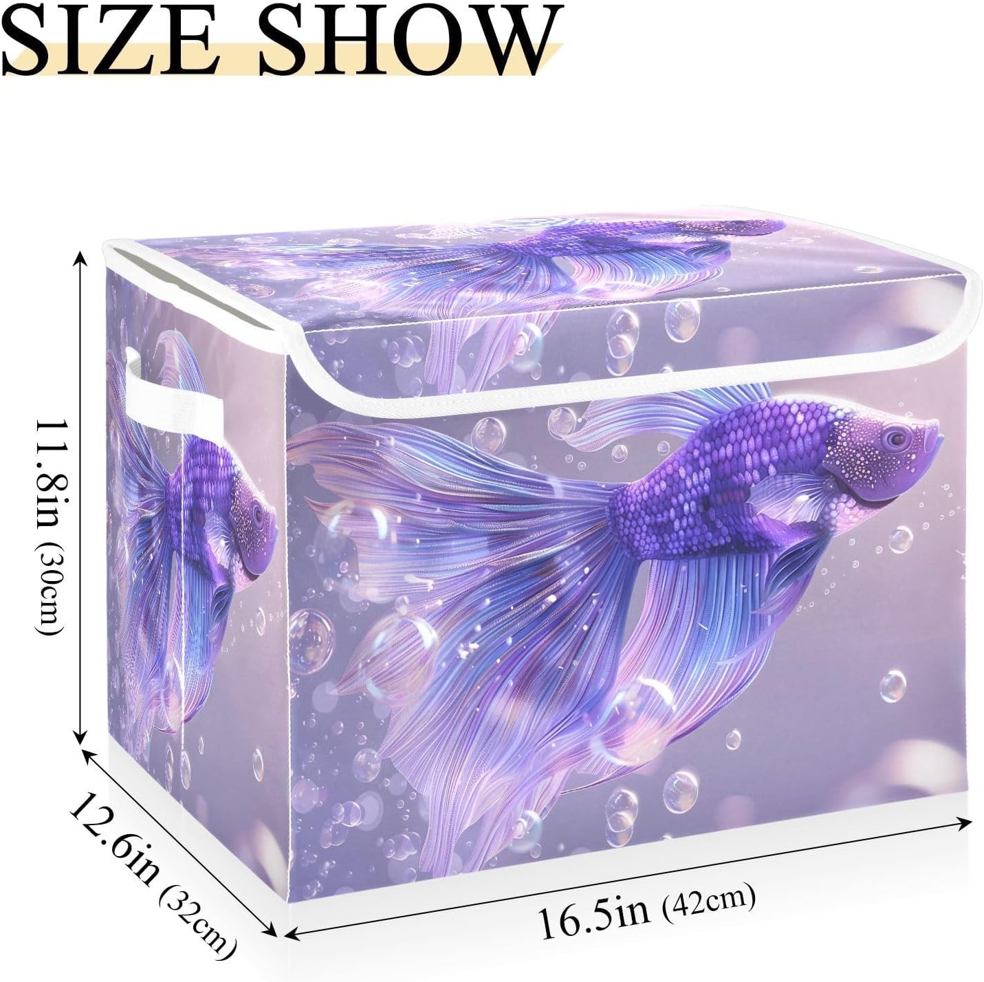 Containers Baskets with Lids Fabric Foldable Storage Bins Organizer with Lid Collapsible Storage Boxes Z26199