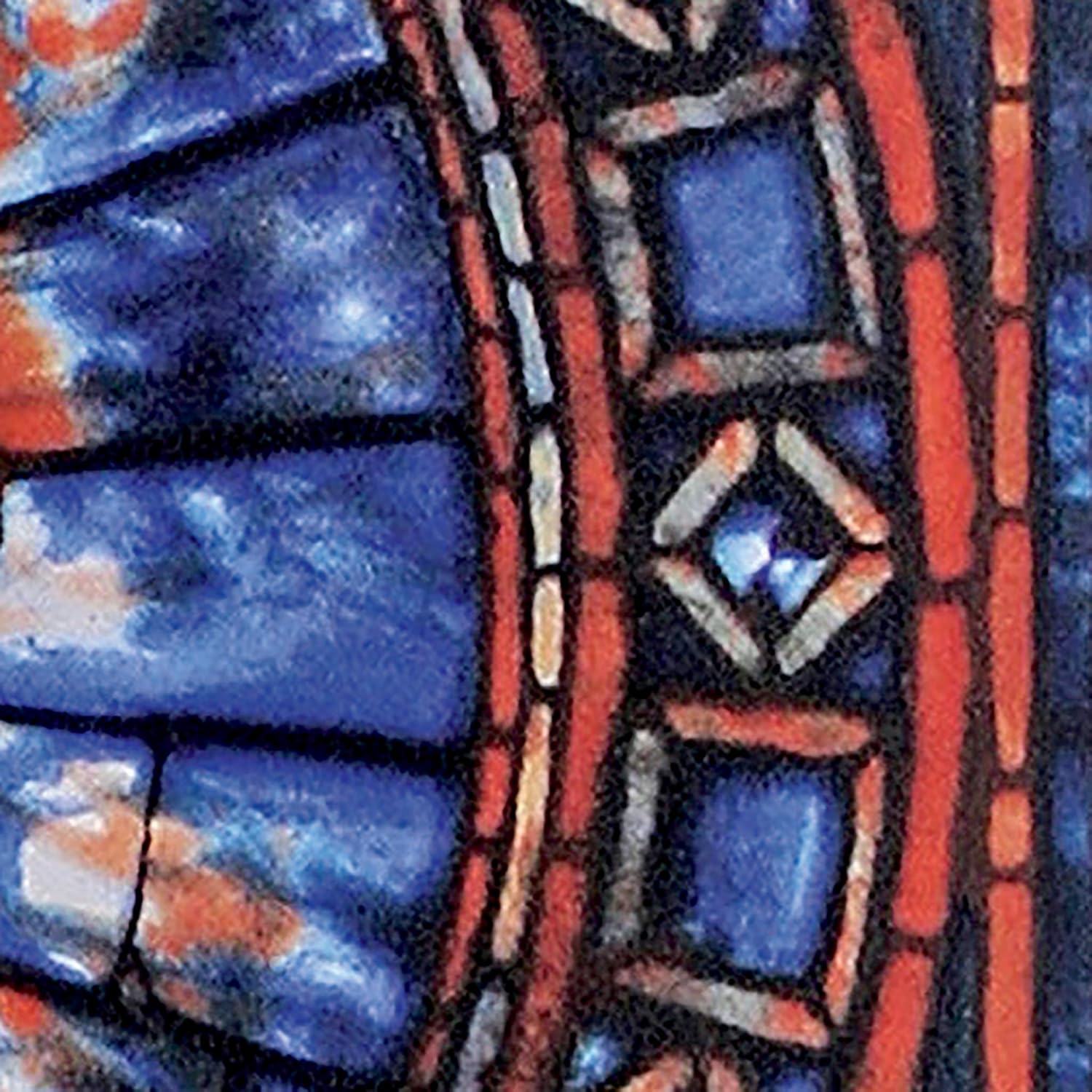 Stained Glass Panel Window Hangings, 10.50" x 10.50", Full Color O2394