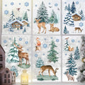 94 Pcs Christmas Tree & Reindeer Window Stickers U10948