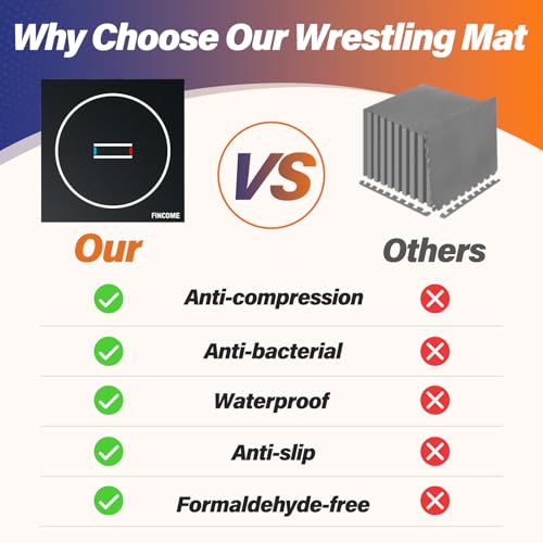 10' x 10' Black Wrestling Mat E709