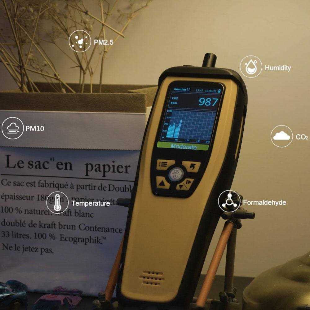 Air Quality Meter for Formaldehyde Pm2.5 PM10 Carbon Dioxide C591385