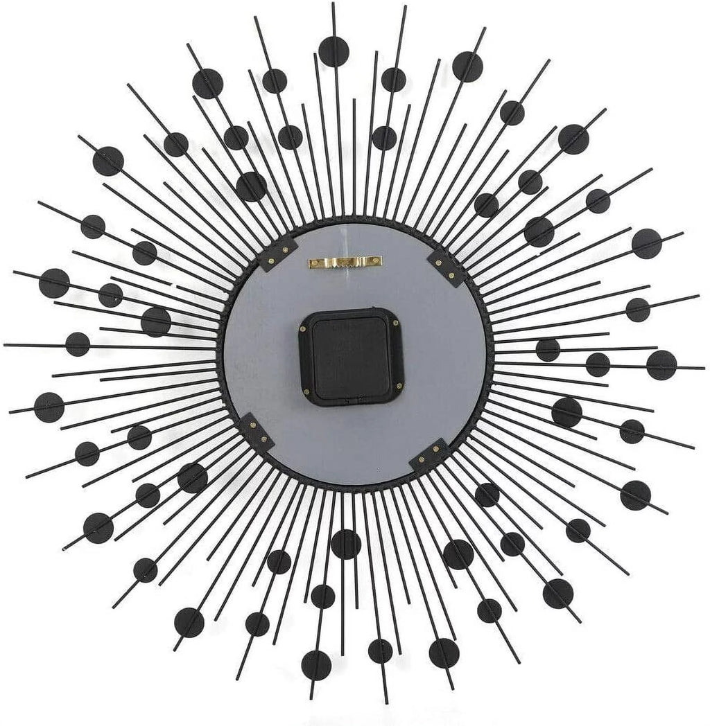 Large Wall Clocks 24 in Modern 3D Crystal Diamond Decorative D23959