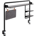 Clamp-on Desktop Shelving System with Magnetic Memo Board M26485