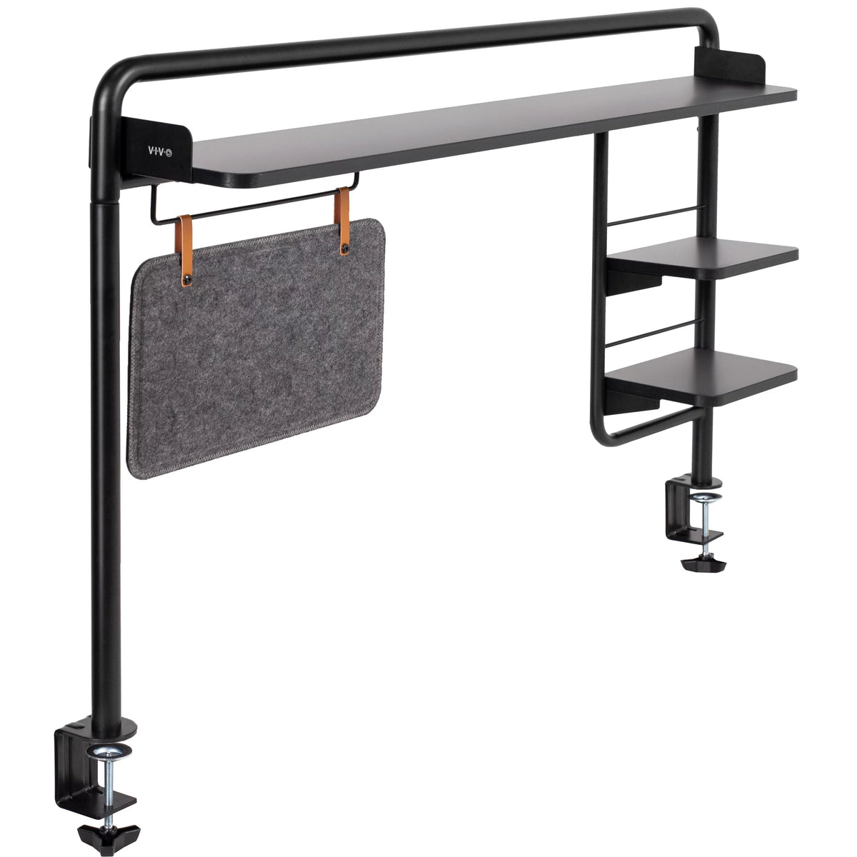 Clamp-on Desktop Shelving System with Magnetic Memo Board M26485