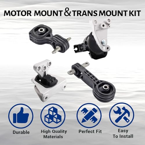 Set of 6 Engine Motor and Transmission Mount Kit F494