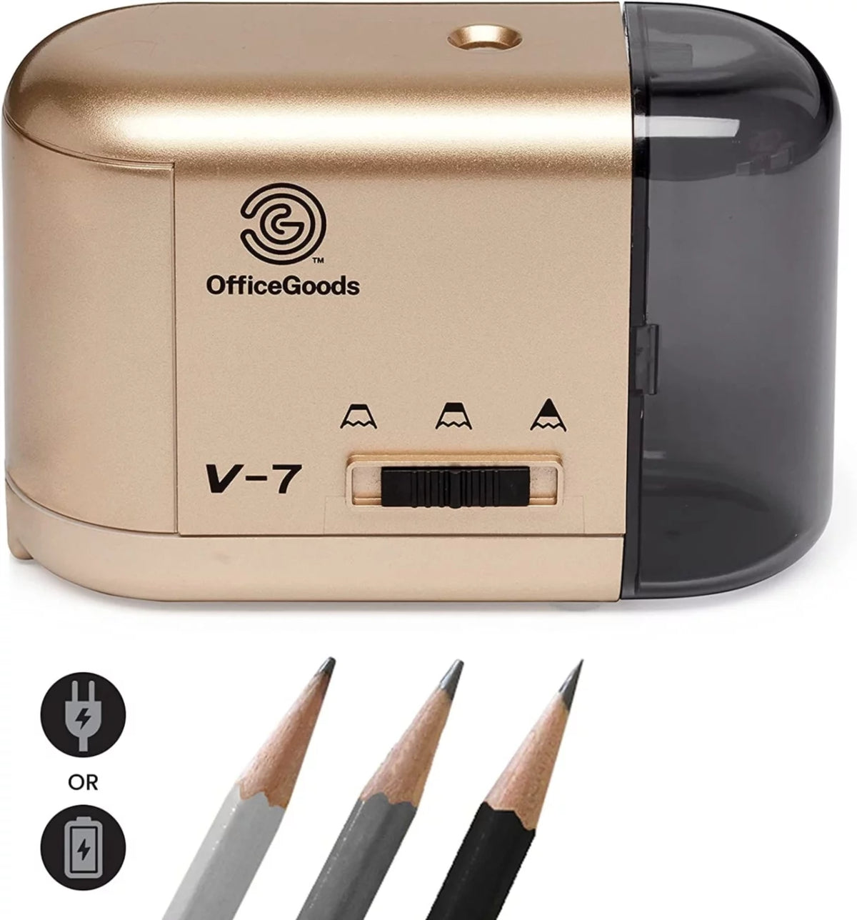 Gold Electric Pencil Sharpener M7961