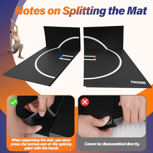 10' x 10' Black Wrestling Mat E709