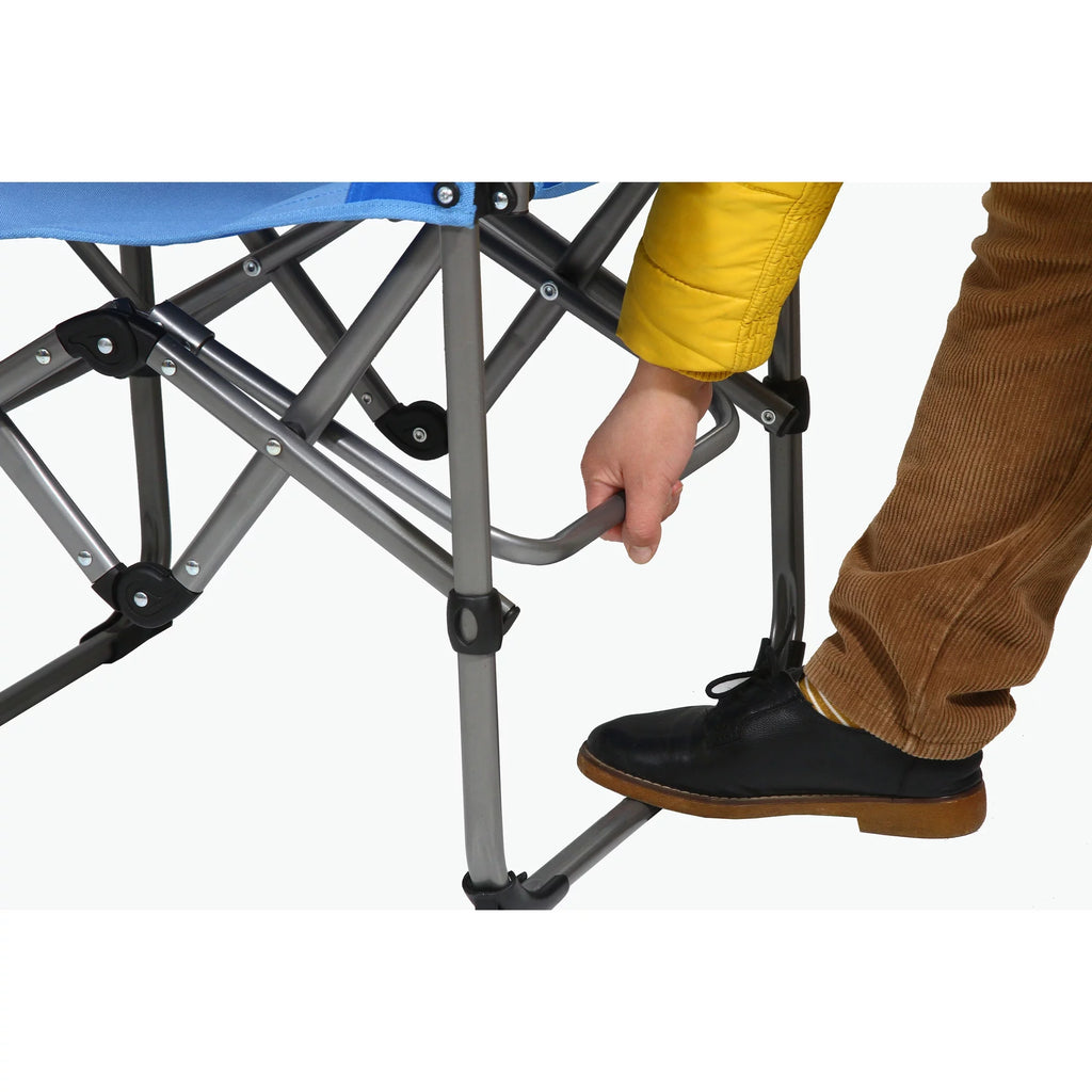 Outdoor Camping Folding Director's Chair with Side Table O4386