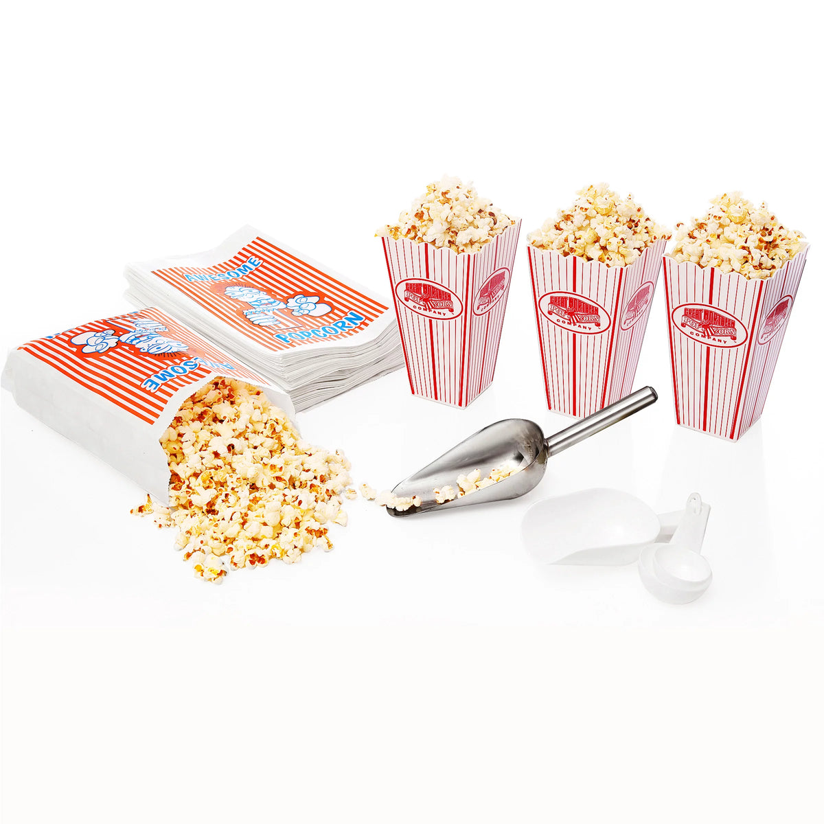 Black Antique Style 8oz Popcorn Popper Machine with Cart I5799