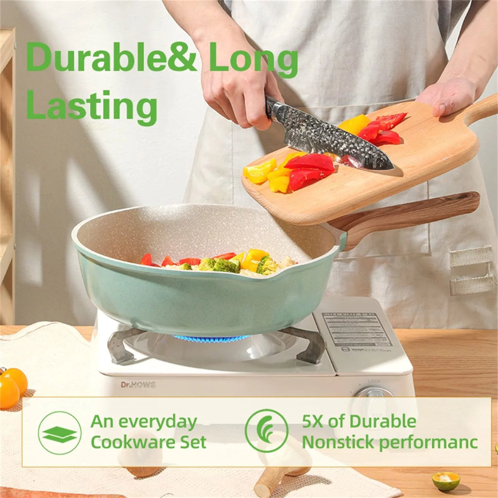 12-Piece Nonstick Granite Cookware Set P92136