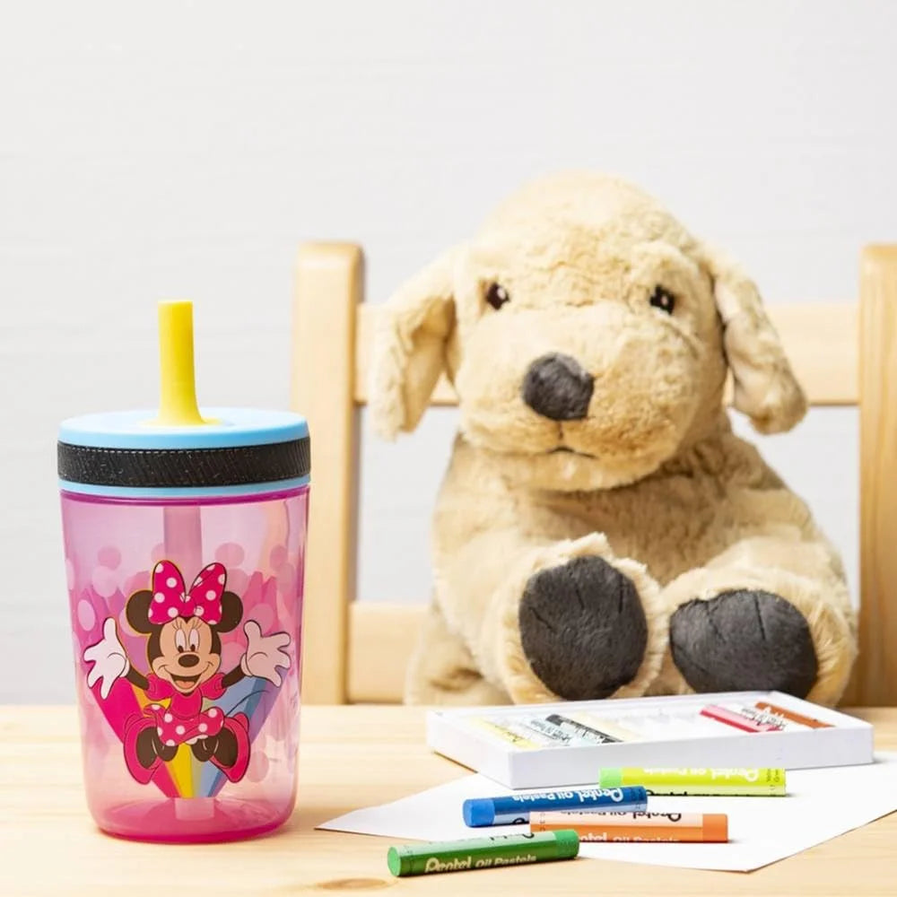 15 oz Leak-Proof Plastic Tumbler with Straw K62152