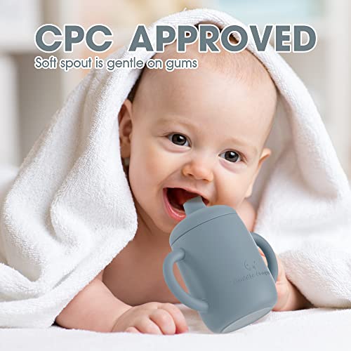 Sippy Cups 7OZ, Silicone Straw Cup G953608