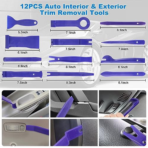 342 Pcs Trim Removal Tool Kit with Clip Plier R949709