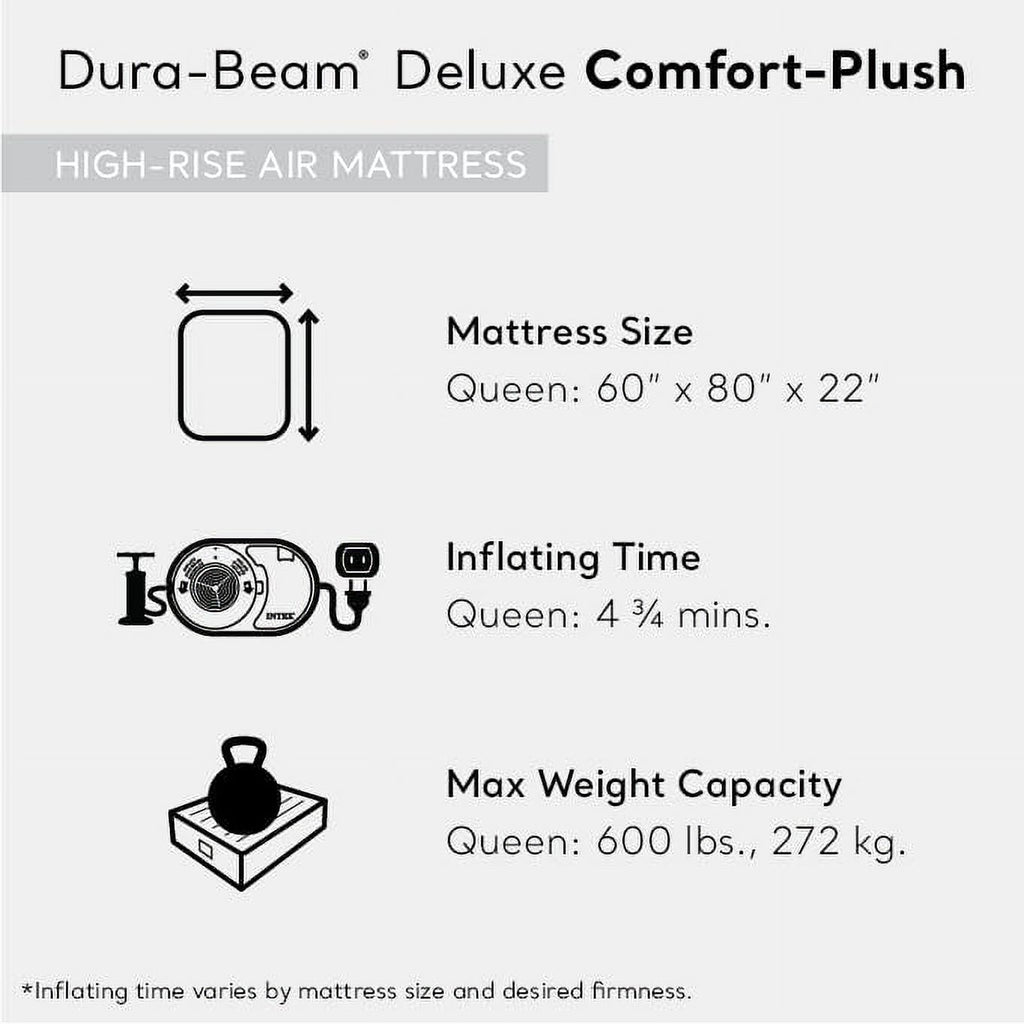 Queen Size Air Mattress with Built-in Electric Pump R6809
