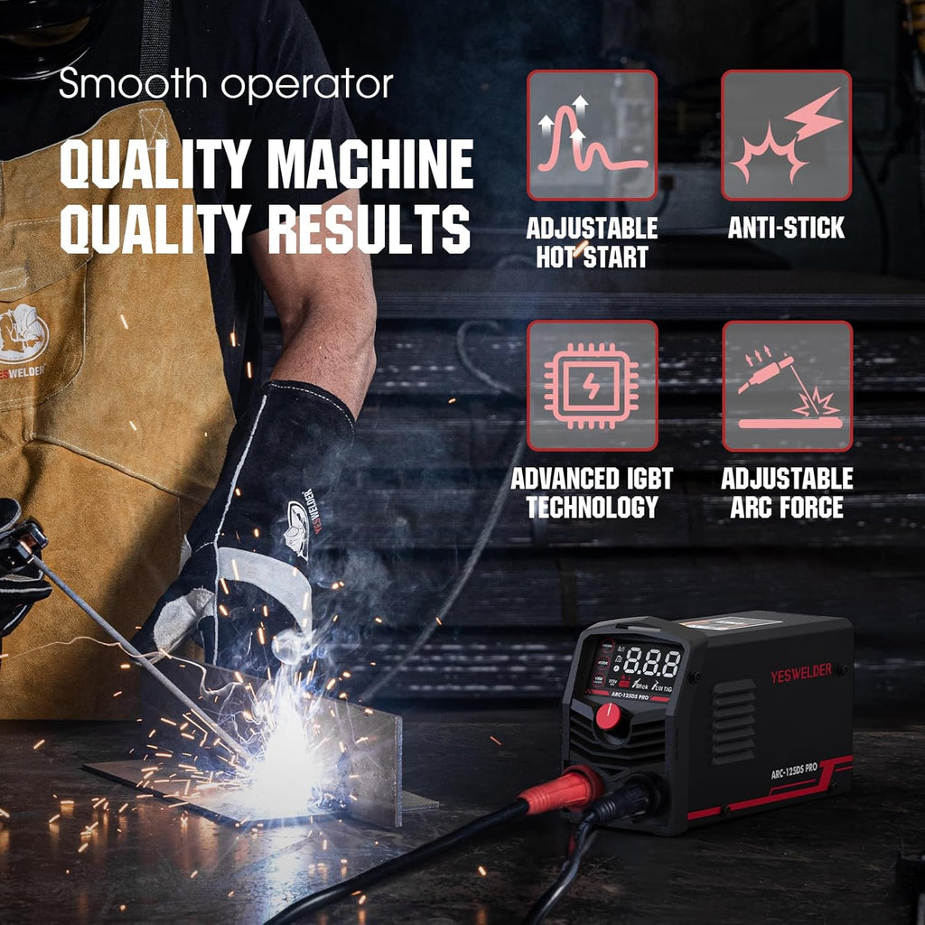 Large LED Display 125Amp Stick Welder U11023