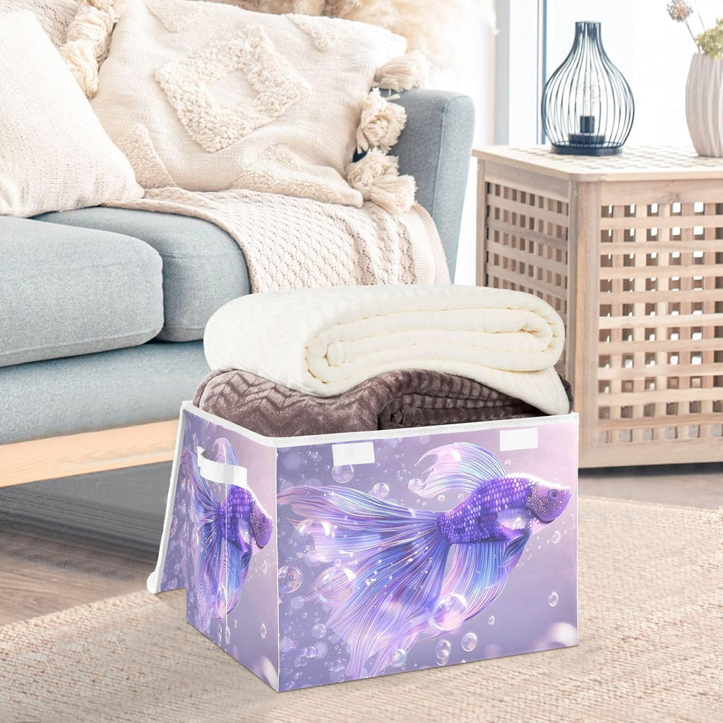 Containers Baskets with Lids Fabric Foldable Storage Bins Organizer with Lid Collapsible Storage Boxes Z26199