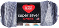 Red Heart Yarn Super Saver Ombre Yarn 10 oz Anthracite S4646