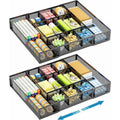 Mesh Drawer Organizer with 10 Adjustable Compartments D40867