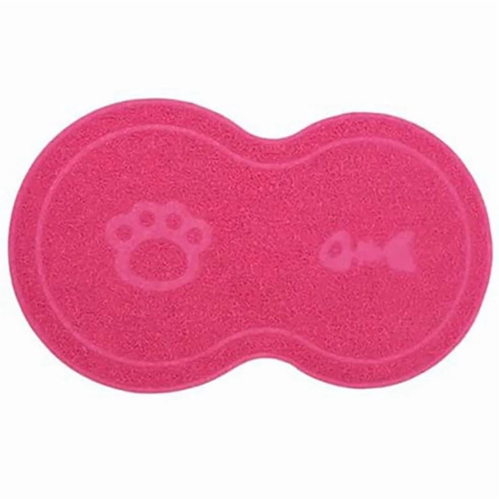 Rose Red Waterproof Non-Slip Pet Feeding Mat B552