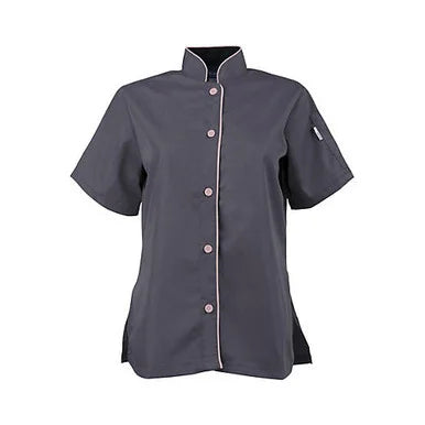 Lg Women's Slate and Pink Chef Shirt Z511