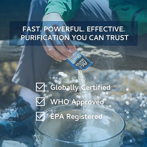 Portable Water Purifier Packets V244233
