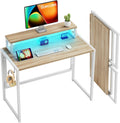 31.5 inch Folding Desk with Led Lights M75652
