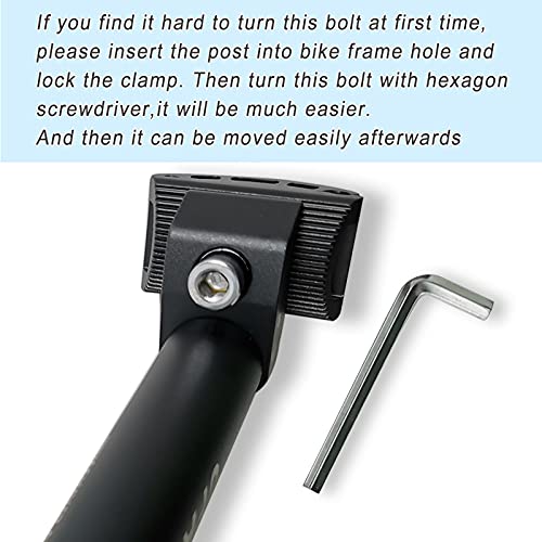 Extra Long Bicycle Seatpost with Micro Adjust Clamp K189298