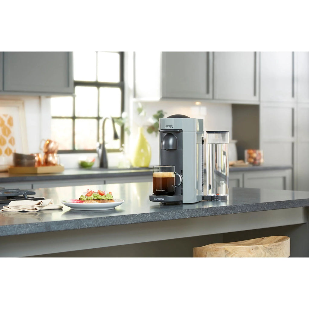 Gray Coffee and Espresso Machine with Aerocinno G984779