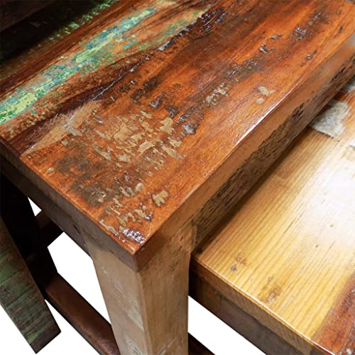 Nesting Table Set of 3 Wood I232921