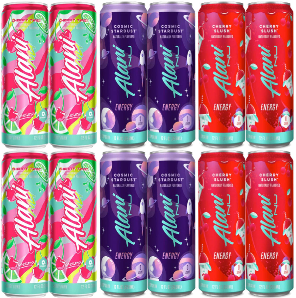 Sugar Free Energy Drinks 12 ounce Cans 3 Flavor Variety Pack 12 Cans P198912