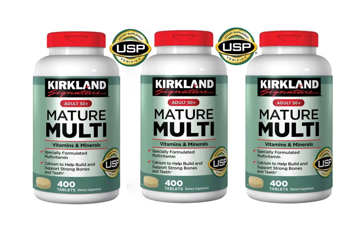 3 Pack 400 Tablets Adult Multi Vitamins & Minerals U471097