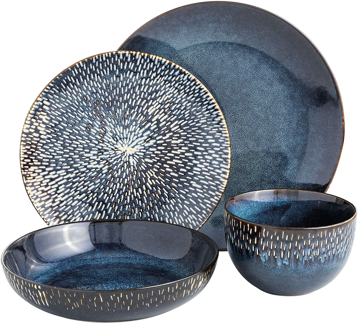 16-Piece Dinnerware Set Cobalt T7042