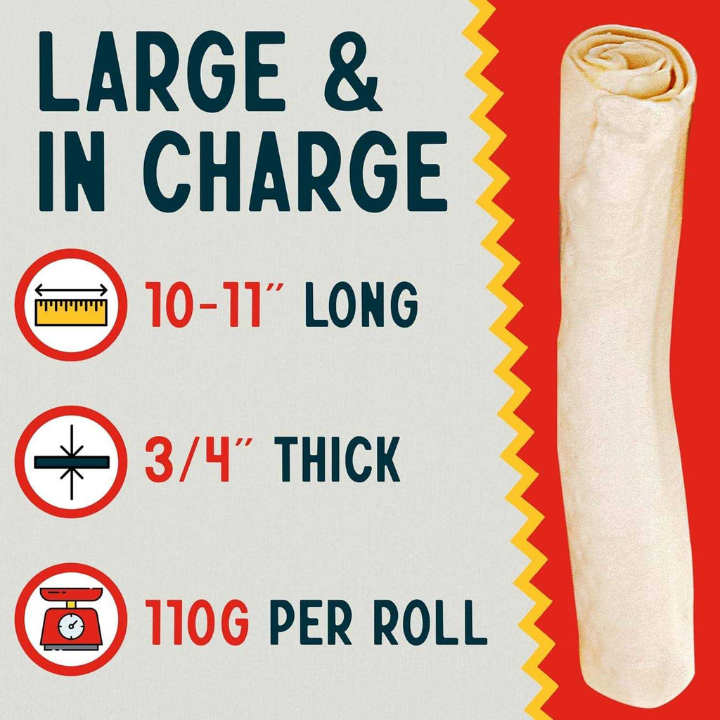10-11 Dog Rawhide Retriever Rolls S62201