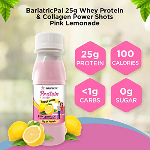 Pink Lemonade 25g Whey Protein & Collagen Power Shots (48 Bottles) U70598