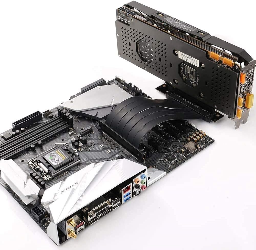 PCI-E 4.0 x 16 Vertical GPU Mount Cable 25CM W600897