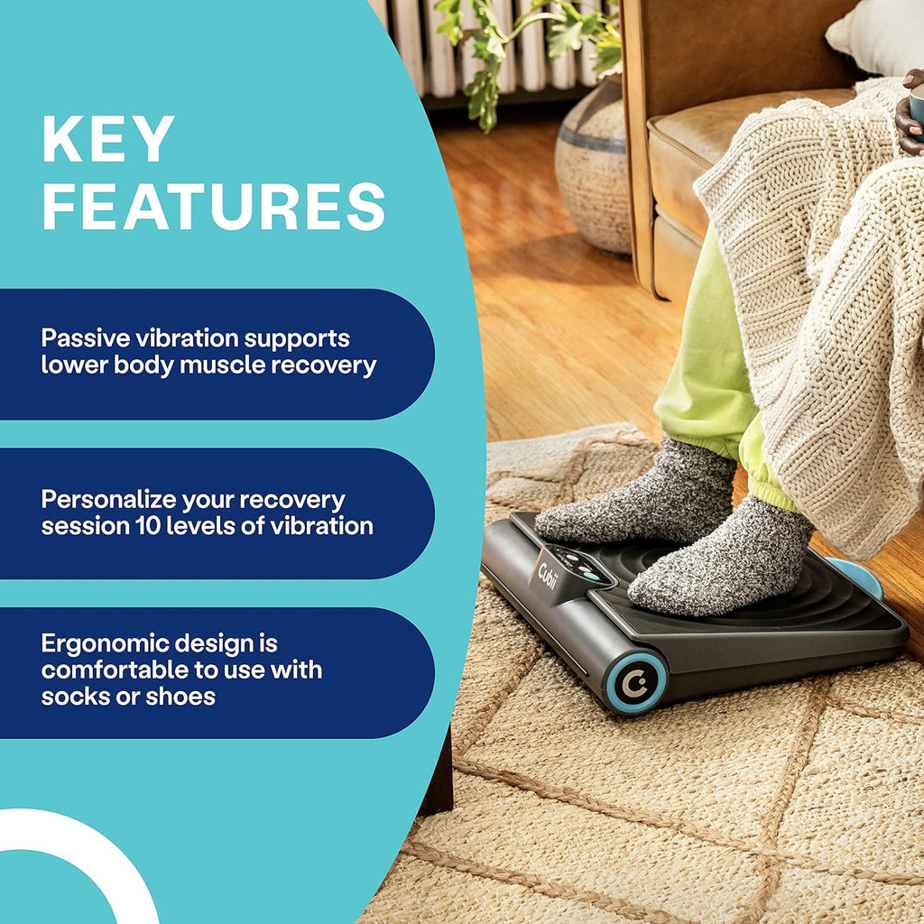 Cordless Portable Foot and Lower Leg Massager Vibration Foot Plate X754