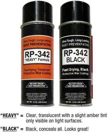 Black Rust Preventive Spray Pack of 2 O8452