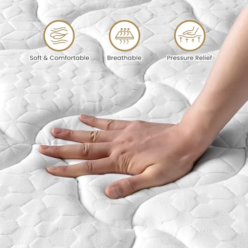 12 Inch Hybrid Innerspring Mattress with Gel Memory Foam A917