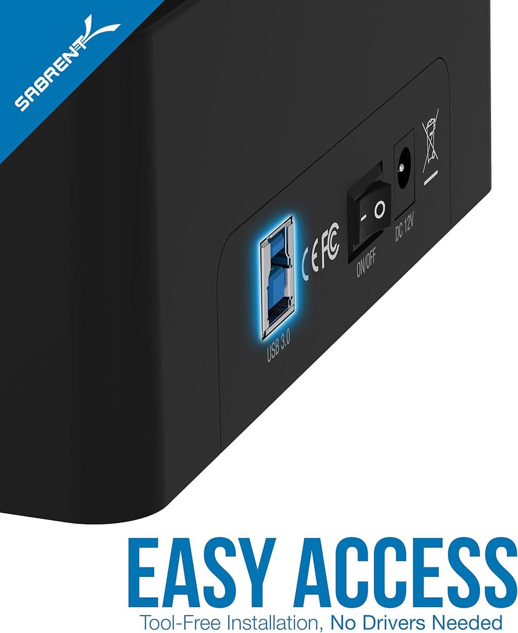 USB 3.0 to SATA Dual Bay External Hard Drive Docking Station for 2.5 or 3.5in HDD SSD with Hard Drive Duplicator Cloner Function 10TB Support Pack of 2 P2017